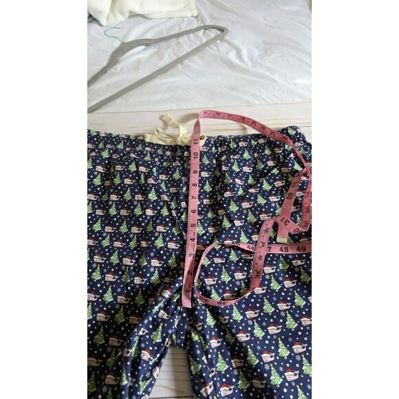Vineyard Vines Pajama Pants Santa Whale Print Lounge Pants Mens Large 34wx30L - Picture 8 of 9